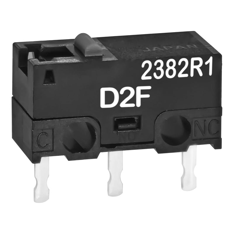 Formiden D2F Mouse Micro Switch (Pack of 6) - 1.47N Force, 10 Million Cycles Fretting Switch High-Durability Grey Alloy - Image 5